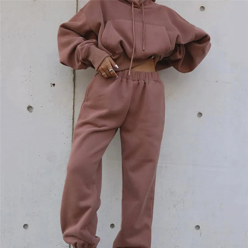 Conjunto Feminino De Moletom Tracksuit