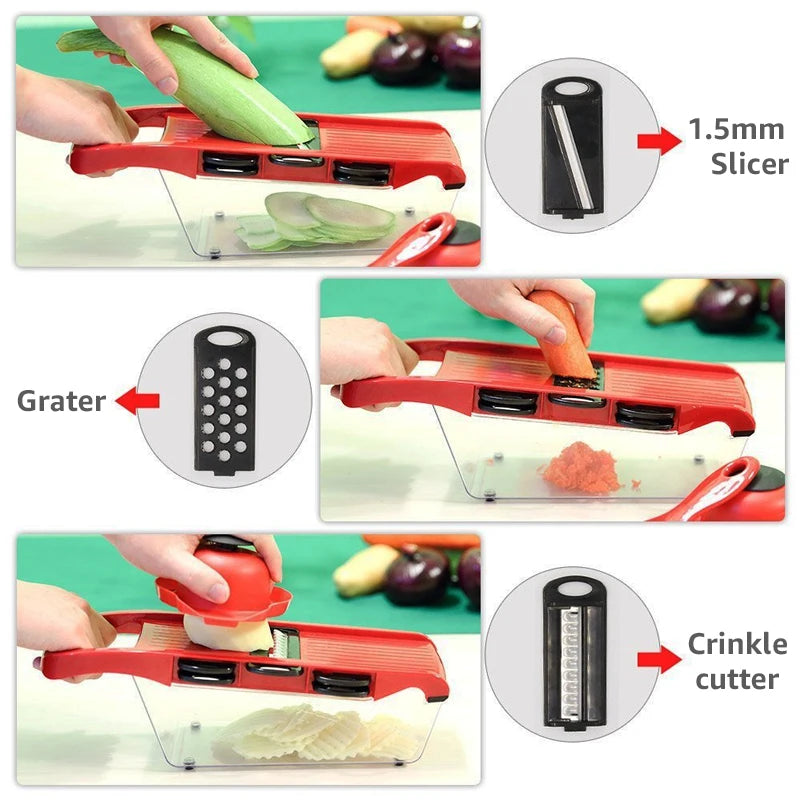 Cortador De Vegetais Multifuncional P/ Cozinha